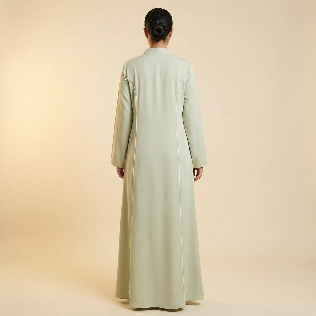 Abaya Vert Pastel